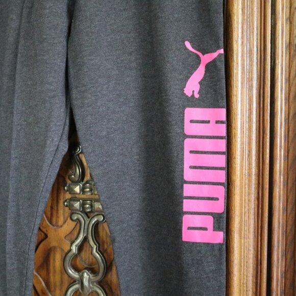 PUMA Essentials Graphic Logo Training Leggings NWOT! - Black/Pink, Size XS - Picture 7 of 16